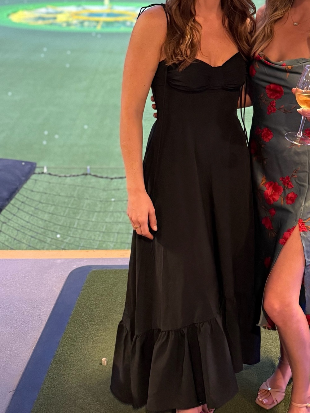 Elegant Black Maxi Dress for Women - Classic Evening Wear